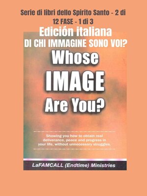 cover image of DI CHI IMMAGINE SONO VOI? Edizione italiana